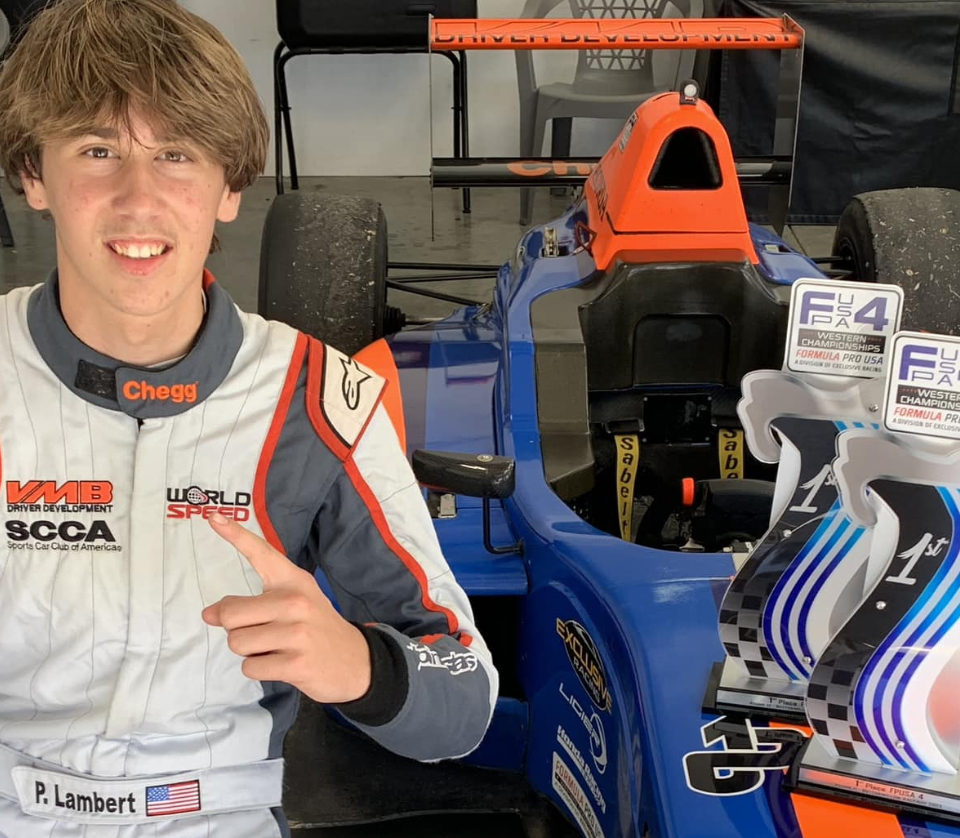 Preston Lambert selected for Formula 4 FIA Scholarship