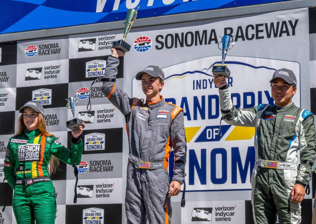 Rayce Dykstra Wins FormulaSPEED Race at Sonoma Grand Prix